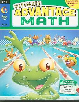 Paperback Ultimate Advantage Math, Grade 1 [With Quiz Cards] Book