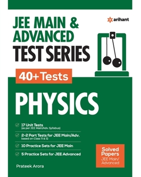 Paperback JEE MAIN & ADVANCED TEST SERIES 40+ Tests PHYSICS Book