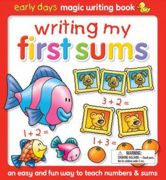 Hardcover Early Days Magic Writing Book: Writing My First Numbers: An easy and fun way to teach numbers & sums (Early Days Magic Writing Books) Book