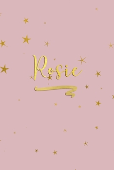 Rosie: Personalized Journal to Write In | Rose Gold Line Journal
