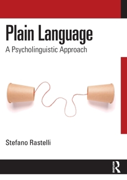 Paperback Plain Language: A Psycholinguistic Approach Book