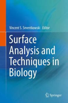 Hardcover Surface Analysis and Techniques in Biology Book