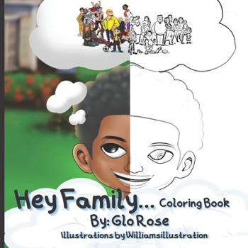 Paperback Hey Family: Coloring Book