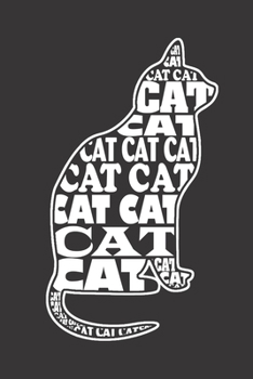 Cat : F?r Katzen Liebhaber A5 - 120 Seiten Dot Grid (gepunktet) Notizbuch Tagebuch Tagesplaner Wochenplaner Planer Geschenk