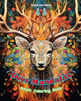 Deer Mandalas Adult Coloring Book Anti-Stress and Relaxing Mandalas to Promote Creativity: Mystical Deer Designs to Relieve Stress and Balance the Min