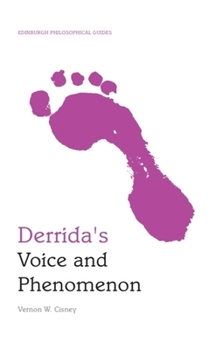 Hardcover Derrida's Voice and Phenomenon Book