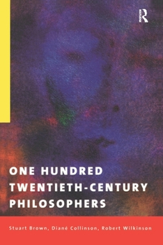 Paperback One Hundred Twentieth-Century Philosophers Book