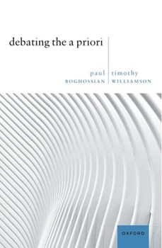 Paperback Debating the a Priori Book