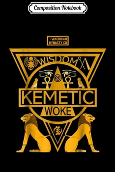 Composition Notebook: Kemetic Spirituality Ancient Egyptian Art  Journal/Notebook Blank Lined Ruled 6x9 100 Pages