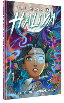 Hardcover The Mask of Haliya: Heir to the Warrior Moon Book