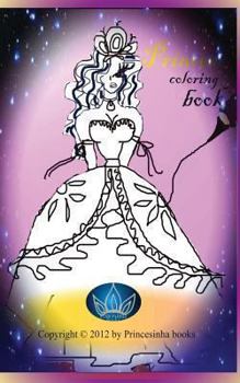 Paperback Princess Coloring Books Book
