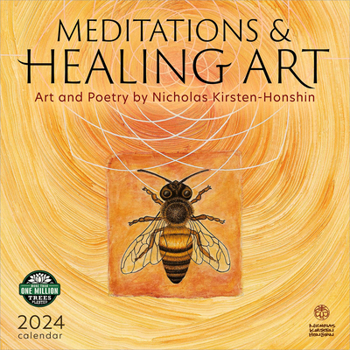 Calendar Meditations & Healing Art 2024 Wall Calendar: Art and Poetry by Nicholas Kirsten-Honshin Book