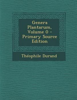 Paperback Genera Plantarum, Volume 0 - Primary Source Edition [Latin] Book