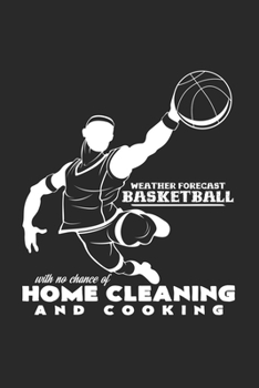 Paperback Weather forecast basketball with no cleaning: 6x9 Basketball - grid - squared paper - notebook - notes Book