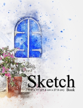 Paperback Sketch book: 8.5 x 11 (21.6cm x 27.9cm), 53 sheets (110 pages) of Sketchbook for professionals and students, suitable for Sketching Book