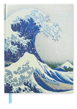 Hardcover Hokusai: The Great Wave (Blank Sketch Book) Book