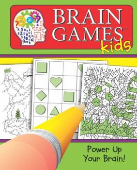 Spiral-bound Brain Games Kids Book