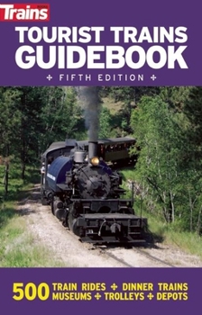 Paperback Tourist Trains Guidebook Book