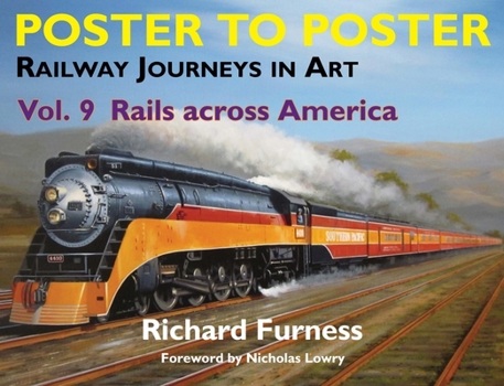 Hardcover Rails Across America: Railway Journeys in Art Book