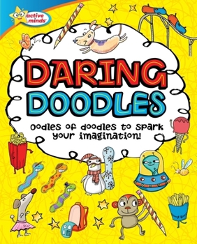 Paperback Active Minds Daring Doodles Book