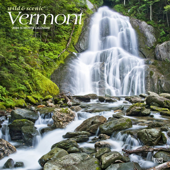 Calendar Vermont Wild & Scenic 2024 Square Book