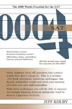 Paperback SAT 4000: The 4000 Words Essential for the SAT Book