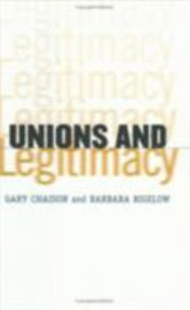 Hardcover Unions and Legitimacy Book