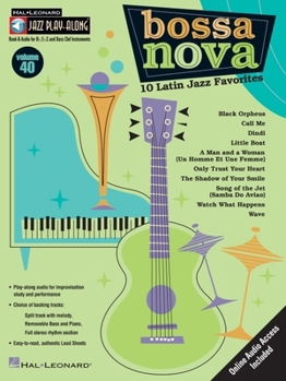 Paperback Bossa Nova - Jazz Play Along, Vol. 40 Book/Online Audio [With CD] Book