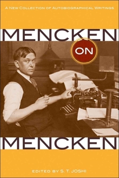 Paperback Mencken on Mencken: A New Collection of Autobiographical Writings Book