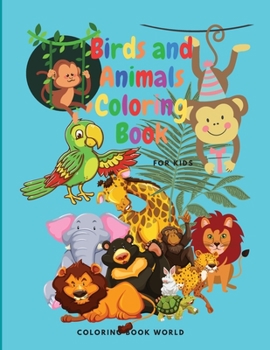 Paperback Birds and Animals Coloring Book