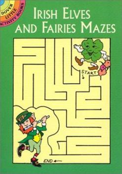 Paperback Irish Elves and Fairies Mazes Book