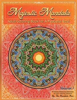 Paperback Majestic Mandala Book