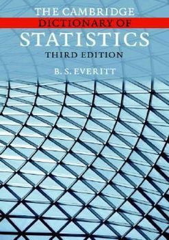 Paperback The Cambridge Dictionary of Statistics Book