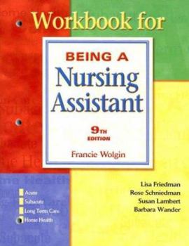 Paperback Workbook for Wolgin: Being a Nursing Assistant Book