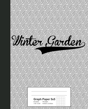Paperback Graph Paper 5x5: WINTER GARDEN Notebook Book