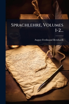 Paperback Sprachlehre, Volumes 1-2... [German] Book