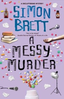 Hardcover A Messy Murder [Large Print] Book