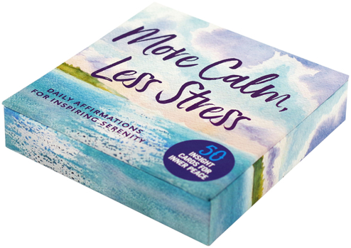 Misc. More Calm, Less Stress Insight Cards (Deck of 50 Relaxation Cards) Book