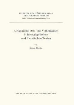 Paperback Afrikanische Orts- Und Volkernamen in Hieroglyphischen Und Hieratischen Texten [German] Book