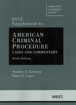 Paperback American Criminal Procedure, Supplement: Cases and Commentary Book