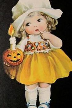 Paperback Journal: Vintage Halloween Dutch Girl Book