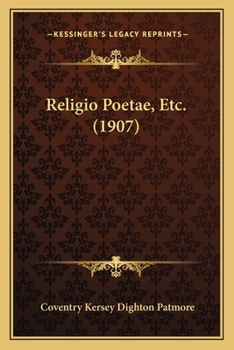 Paperback Religio Poetae, Etc. (1907) Book