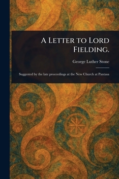 Paperback A Letter to Lord Fielding. Book