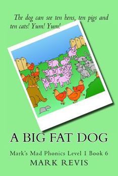 Paperback A Big Fat Dog: Mark's Mad Phonics Level 1 Book 6 Book