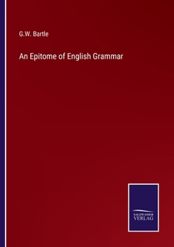 Paperback An Epitome of English Grammar Book