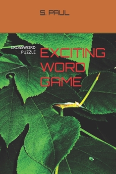 Paperback Exciting Word Game: Crossword Puzzle Book