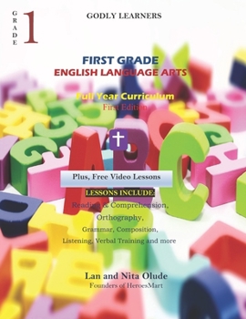 Paperback First Grade English Language Arts: Full Year Curriculum Book