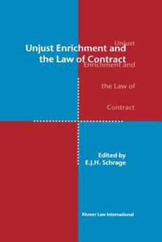Hardcover Unjust Enrichment and the Law of Contract Book