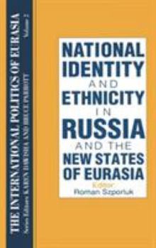 Hardcover The International Politics of Eurasia: v. 2: The Influence of National Identity Book