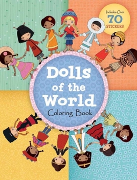 Paperback Dolls of the World Coloring Book